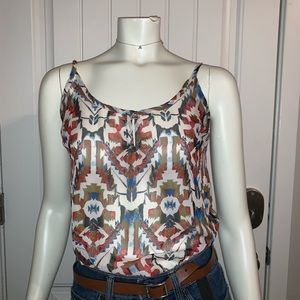 🌸 WET SEAL AZTEC PATTERNED TANK TOP! 🌸